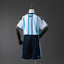 Kit Infantil Argentina 26/27 - Copa do Mundo 2026