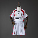 Kit Infantil AC Milan 06/07 Away Retro